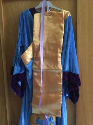 Disfraz Niña Japonesa 4/6 años Azul y Dorado