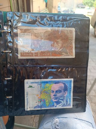 Banconote straniere: Arabia Saudita, Francia, Slov