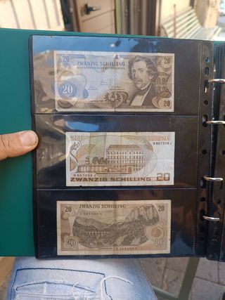 Banconote straniere: Arabia Saudita, Francia, Slov