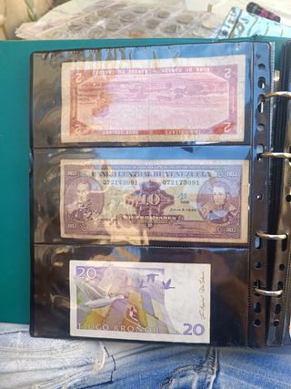 Banconote straniere: Arabia Saudita, Francia, Slov