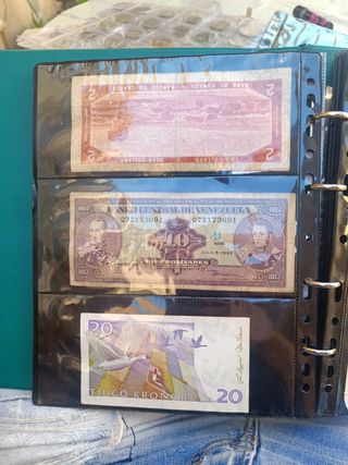 Banconote straniere: Arabia Saudita, Francia, Slov