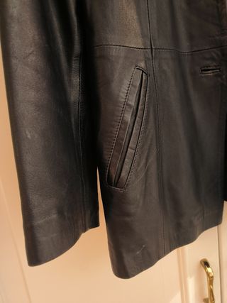 Chaquetón de piel auténtica para señora