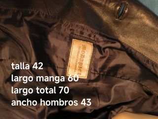 Chaquetón de piel auténtica para señora