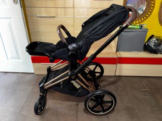 Carro Cybex Priam Platinum capazo + silla de paseo