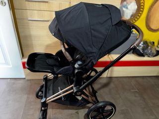 Carro Cybex Priam Platinum capazo + silla de paseo