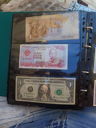 Banconote straniere Egitto e Tunisia