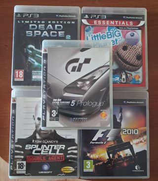 Lote 5 Juegos PS3: Dead Space 2, LittleBigPlanet,