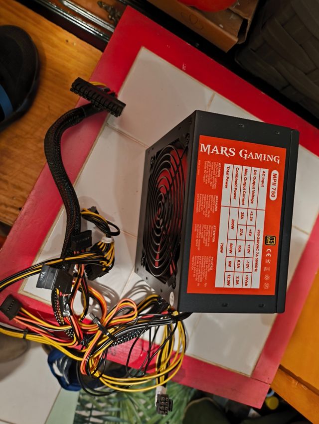 Fuente de Alimentación Mars Gaming MPII 750W
