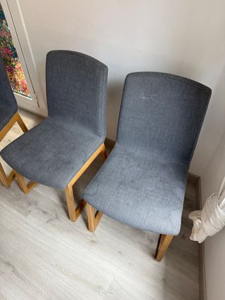 Mesa redonda MARIEDAMM + 4 Sillas KARLHUGO IKEA
