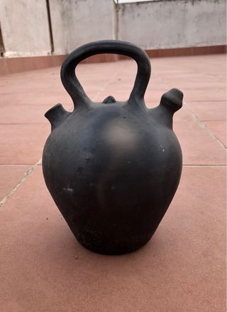 Botijo pequeño de barro VERDU