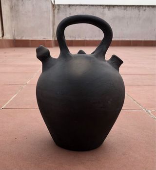 Botijo pequeño de barro VERDU