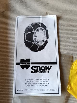 Catene da neve Snow master Wurth