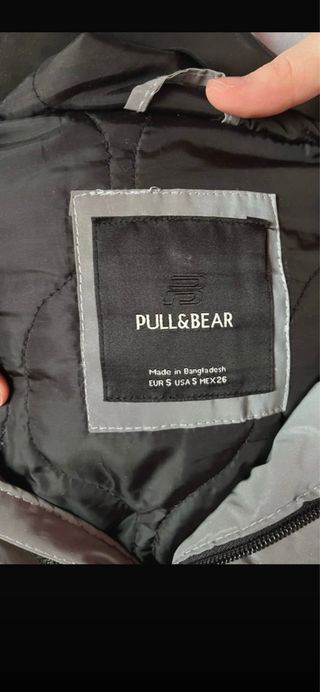 Giacca riflettente argentata