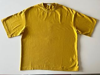 Camiseta Zara oversize amarilla Talla L