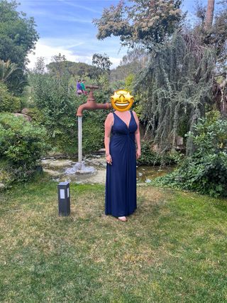 Vestido de fiesta azul