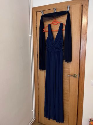 Vestido de fiesta azul