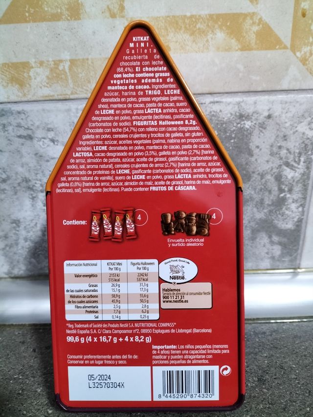 Caja Metálica Halloween Kit Kat