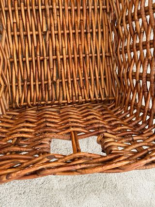 Cestos de mimbre marrones ( tengo 4 )