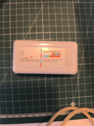 2 Controladores/reguladores LED RGBW 12/24V DC