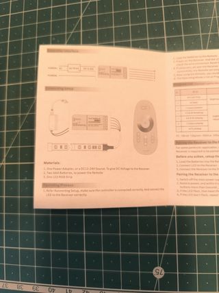 2 Controladores/reguladores LED RGBW 12/24V DC