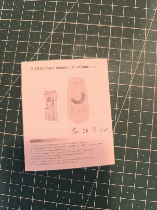 2 Controladores/reguladores LED RGBW 12/24V DC