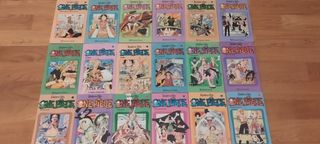 Mangas de One Piece colección del 1 al 18.