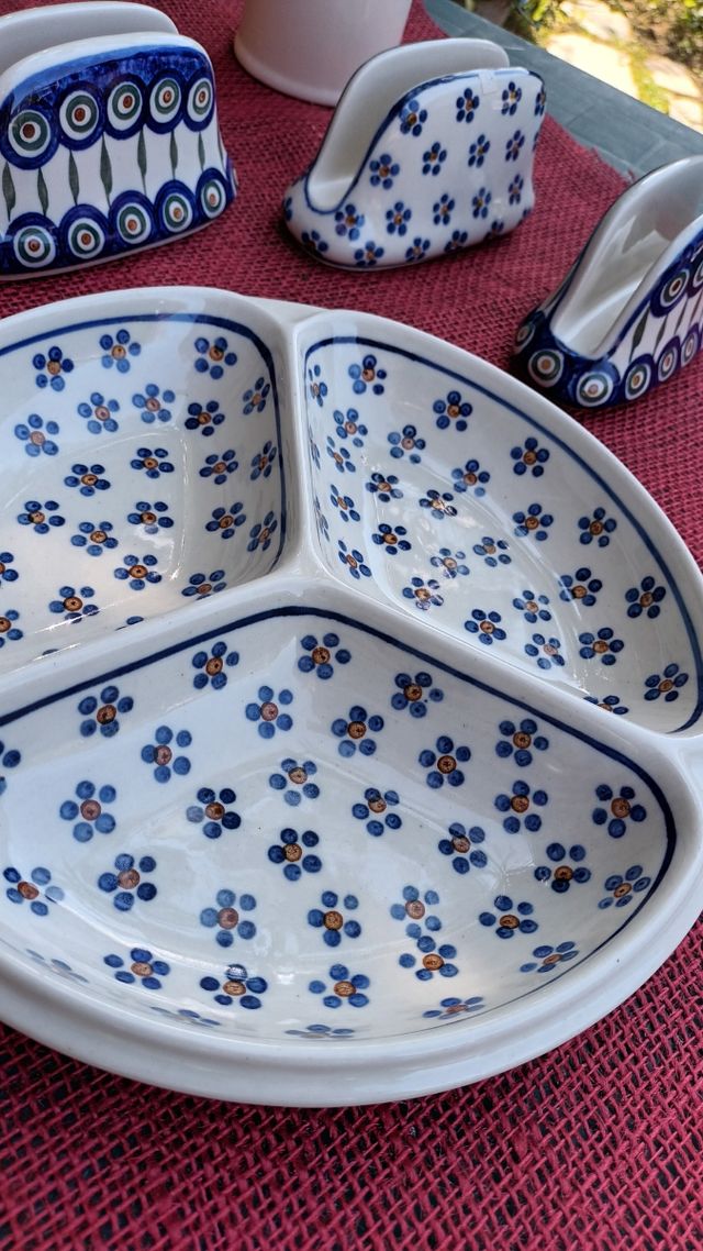 SET CERAMIKA ARTYSTYCZNA POLAND vintage 90