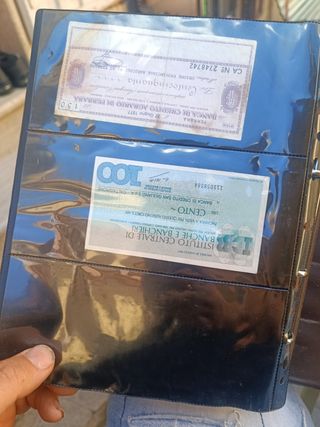 Banconote Italiane 100.000 e 1.000 Lire