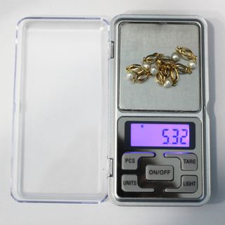 Pulsera Oro 18K,Alterna con Perlas, 5.32gr, 18cm