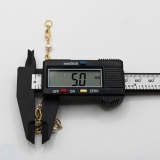 Pulsera Oro 18K,Alterna con Perlas, 5.32gr, 18cm