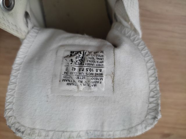 Zapatillas Converse Blancas Talla 42