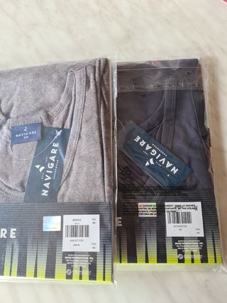 2 Canottiere Navigare Cotone S Uomo