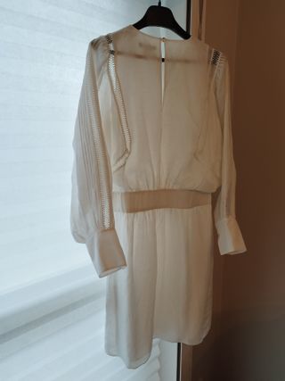 Vestido Massimo Dutti Blanco
