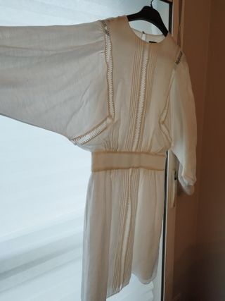 Vestido Massimo Dutti Blanco