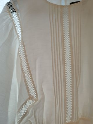 Vestido Massimo Dutti Blanco