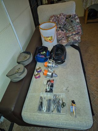 Se vende equipo de pesca shimano