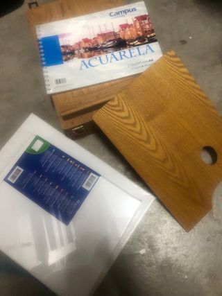 Lote de material de pintura