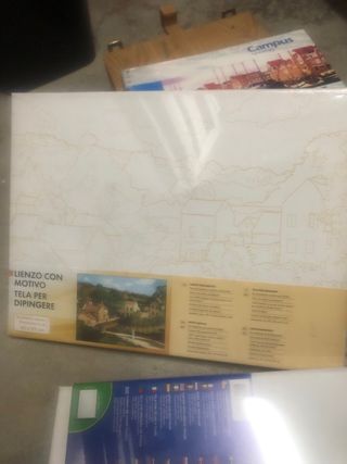 Lote de material de pintura