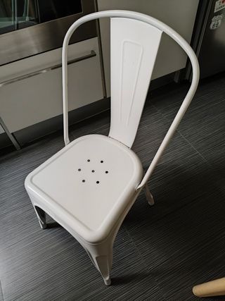 Silla de metal varios colores