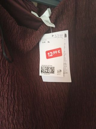 Vestido largo marrón