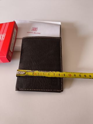 Cartera de piel TITTO BLUNI para hombre