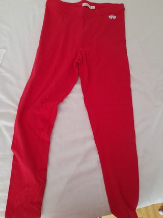 Mallas rojas niña talla 13/14