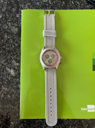 Reloj Calgary Plata y Rosa