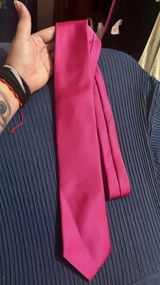 Corbata rosa