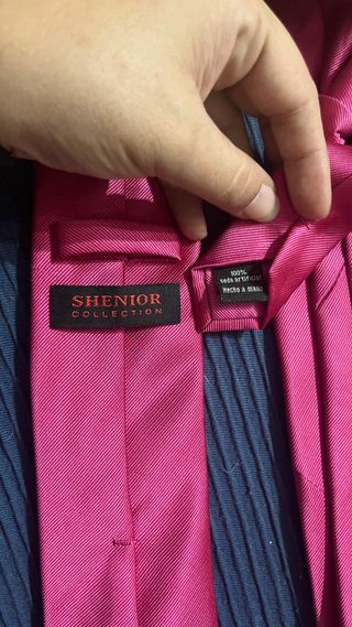 Corbata rosa