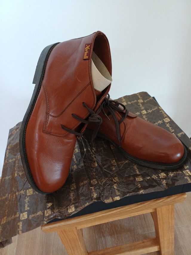 Botas Martinelli Piel Marrón Nuevas