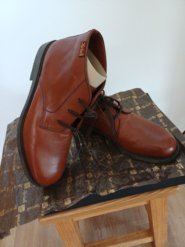 Botas Martinelli Piel Marrón Nuevas
