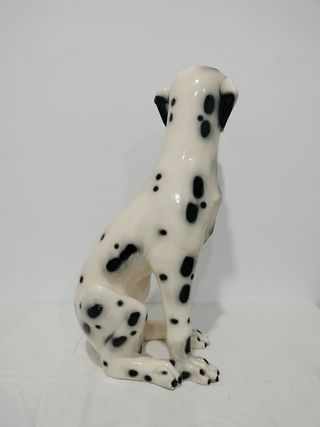 Gran estatua Perro Dálmata Cerámica