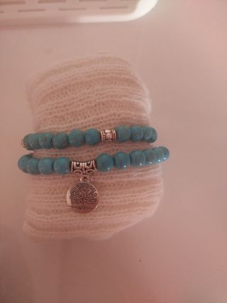 Pulsera minimalista árbol de la vida cerámica