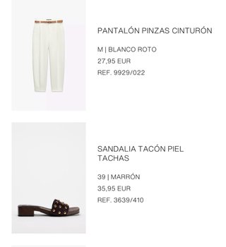 Sandalias Zara Piel Tachuelas Marrón Talla 39